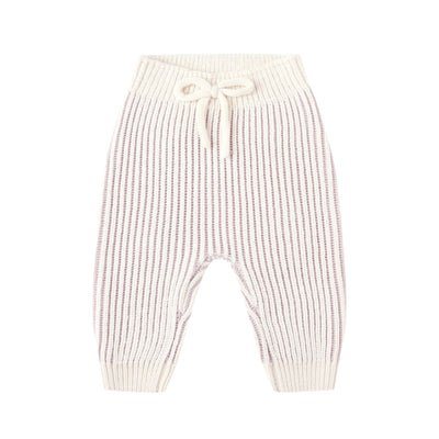 Chunky Knit Pant - Lilac by Quincy Mae