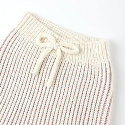 Chunky Knit Pant - Lilac by Quincy Mae