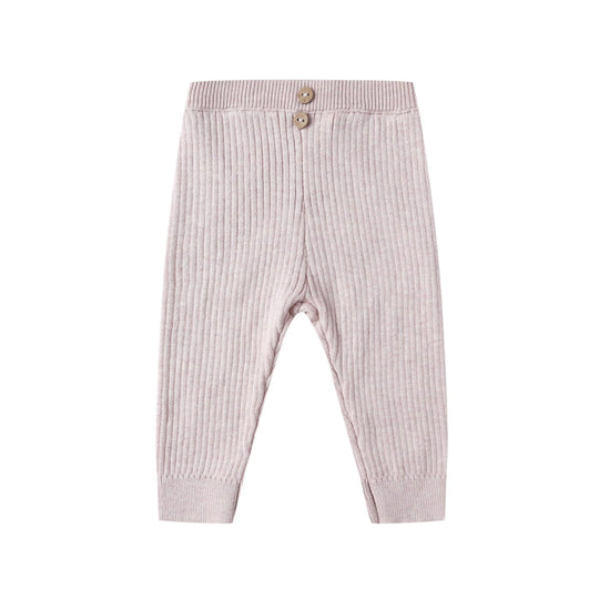Rib Knit Legging - Lilac by Quincy Mae