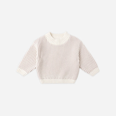 Relaxed Knit Sweater - Lilac by Quincy Mae