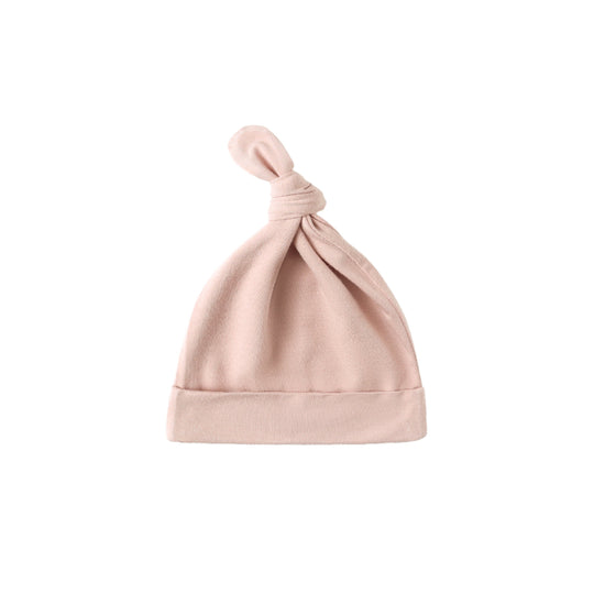 Bamboo Knotted Baby Hat - Rose by Quincy Mae