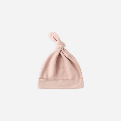 Bamboo Knotted Baby Hat - Rose by Quincy Mae