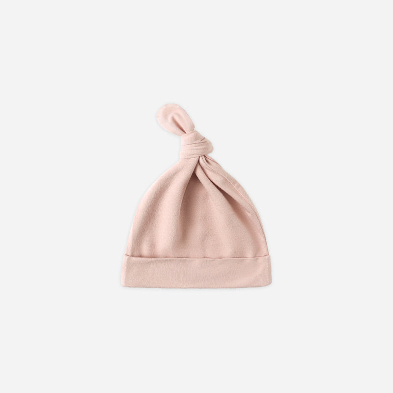 Bamboo Knotted Baby Hat - Rose by Quincy Mae