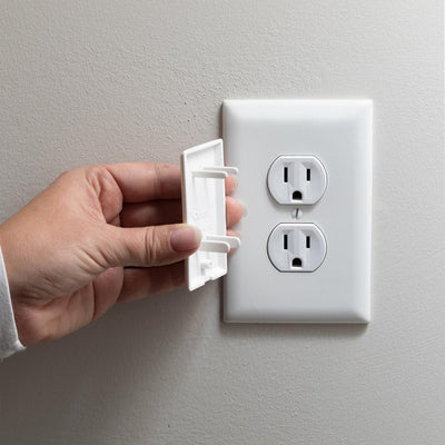 Stay Put Double Outlet Plug - White 6 Pack by Qdos