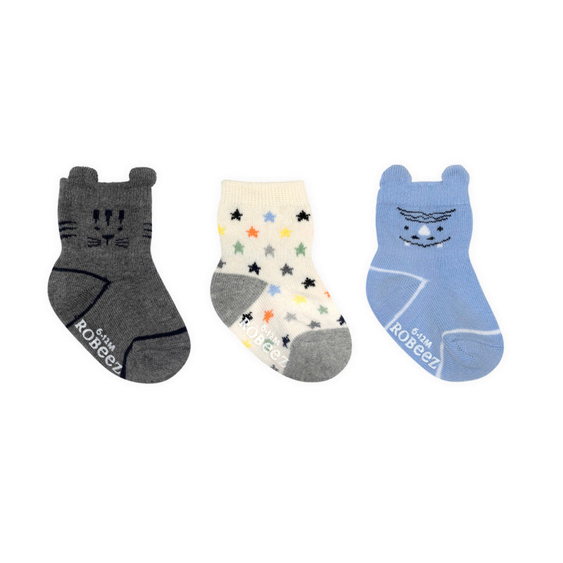 3 Pack Socks - Hunter & Rhyo by Robeez