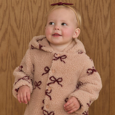 Fleece Jumpsuit - Bows by Rylee + Cru