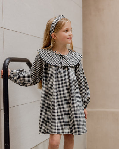 Mini Dress - Black Gingham by Rylee + Cru