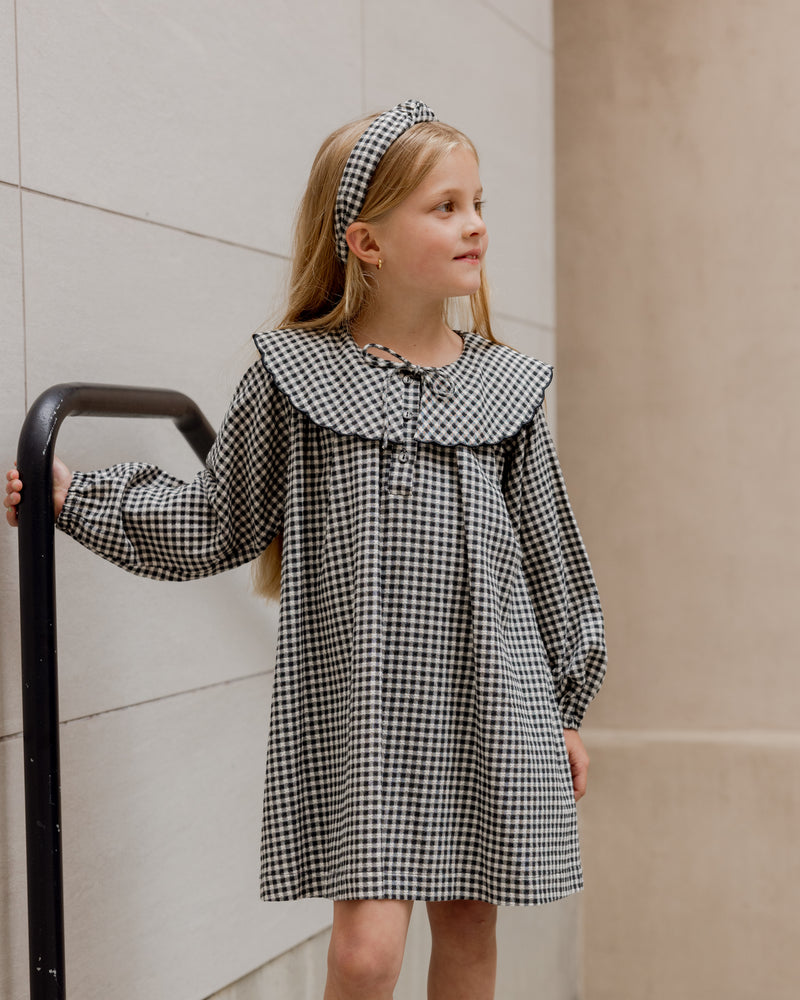 Mini Dress - Black Gingham by Rylee + Cru