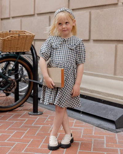 Camille Dress - Navy Check by Rylee + Cru