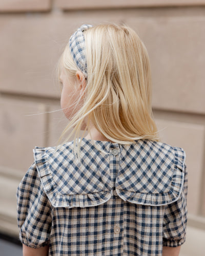 Camille Dress - Navy Check by Rylee + Cru