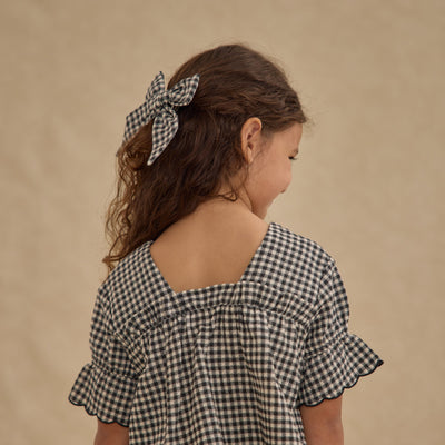 Bow - Black Gingham by Rylee + Cru