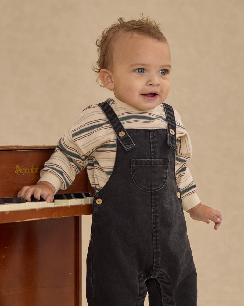Baby Overalls - Washed Black by Rylee + Cru