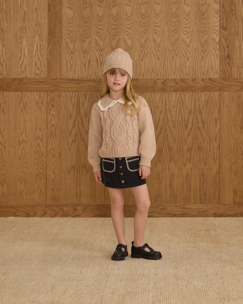 Alice Sweater - Heathered Antique by Rylee + Cru