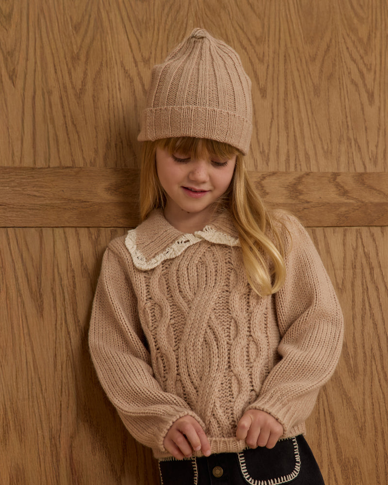 Alice Sweater - Heathered Antique by Rylee + Cru