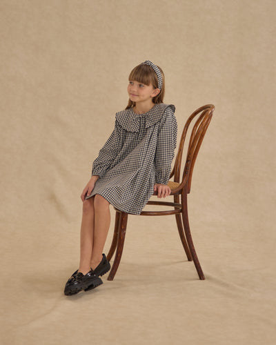 Mini Dress - Black Gingham by Rylee + Cru