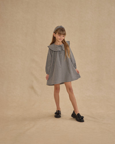 Mini Dress - Black Gingham by Rylee + Cru
