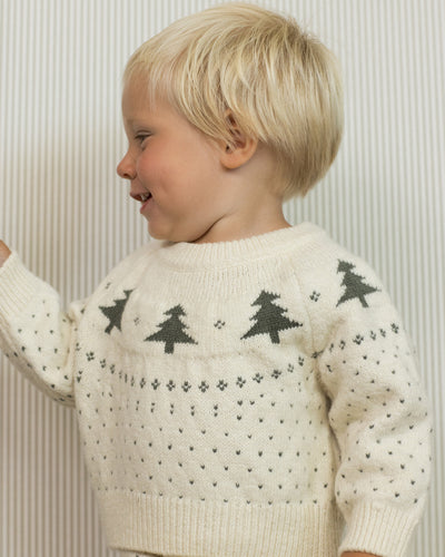Fair Isle Sweater - Trees by Rylee + Cru
