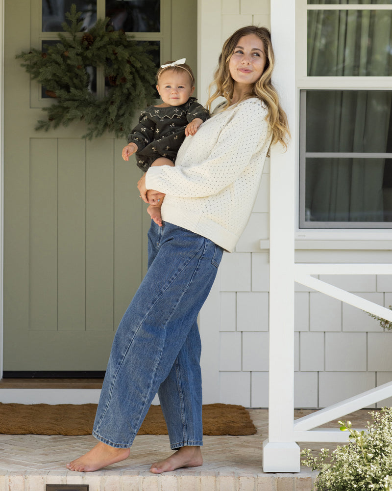 Freya Romper - Blossom Embroidery by Rylee + Cru