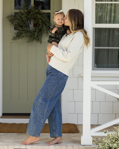 Freya Romper - Blossom Embroidery by Rylee + Cru