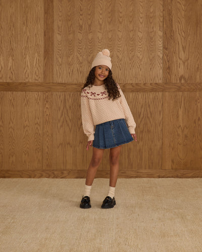 Fair Isle Sweater - Bows by Rylee + Cru