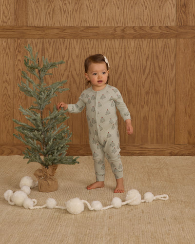 Organic Long John Pajamas - Trees by Rylee + Cru