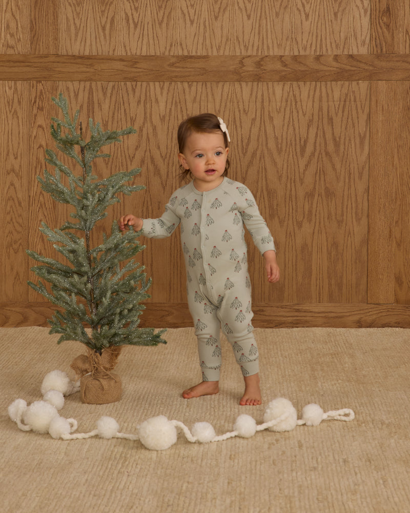 Organic Long John Pajamas - Trees by Rylee + Cru
