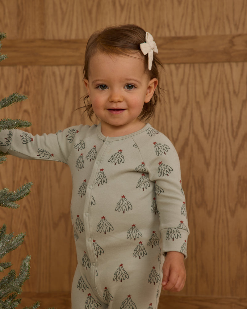 Organic Long John Pajamas - Trees by Rylee + Cru