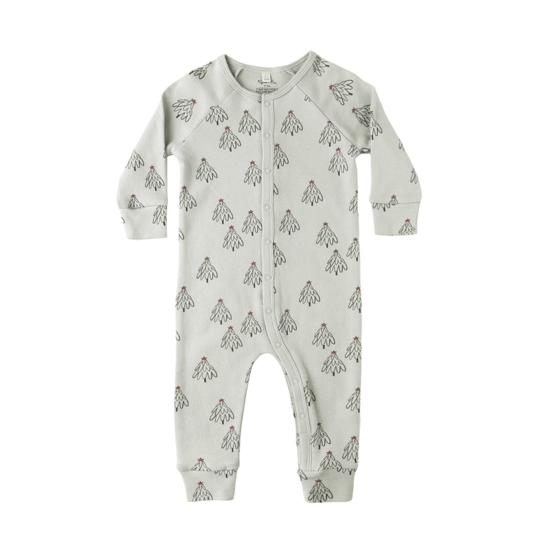 Organic Long John Pajamas - Trees by Rylee + Cru