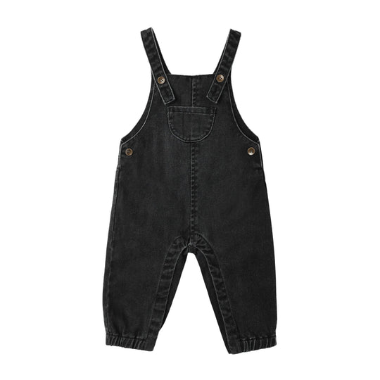 Baby Overalls - Washed Black by Rylee + Cru