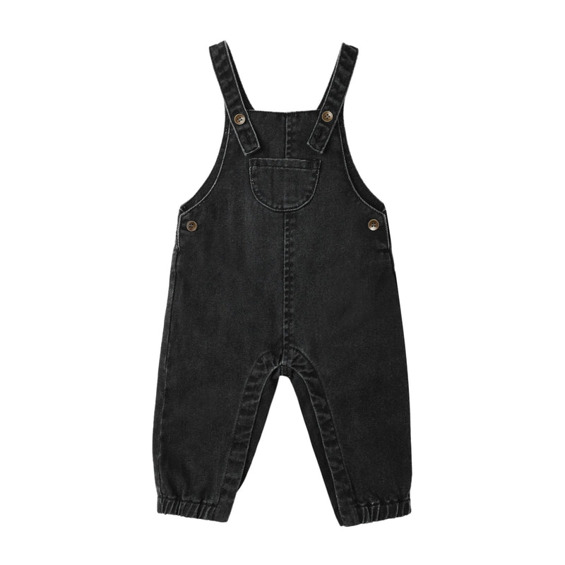 Baby Overalls - Washed Black by Rylee + Cru