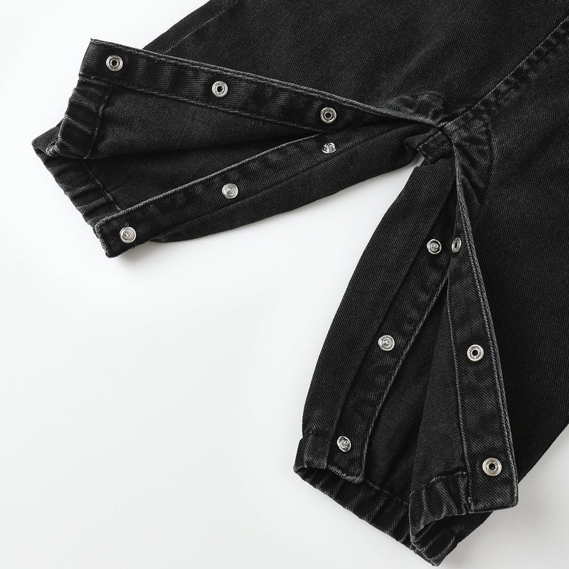 Baby Overalls - Washed Black by Rylee + Cru