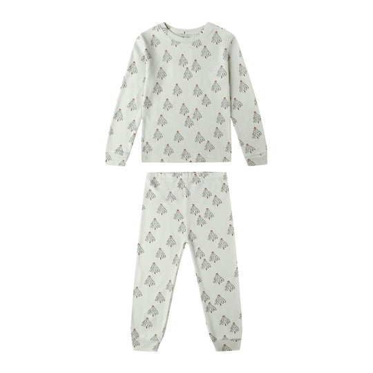 Organic Long Sleeve Pajama Set - Trees by Rylee + Cru