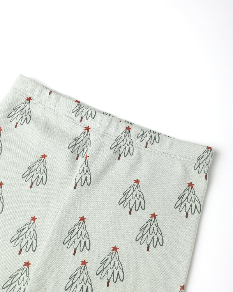Organic Long Sleeve Pajama Set - Trees by Rylee + Cru