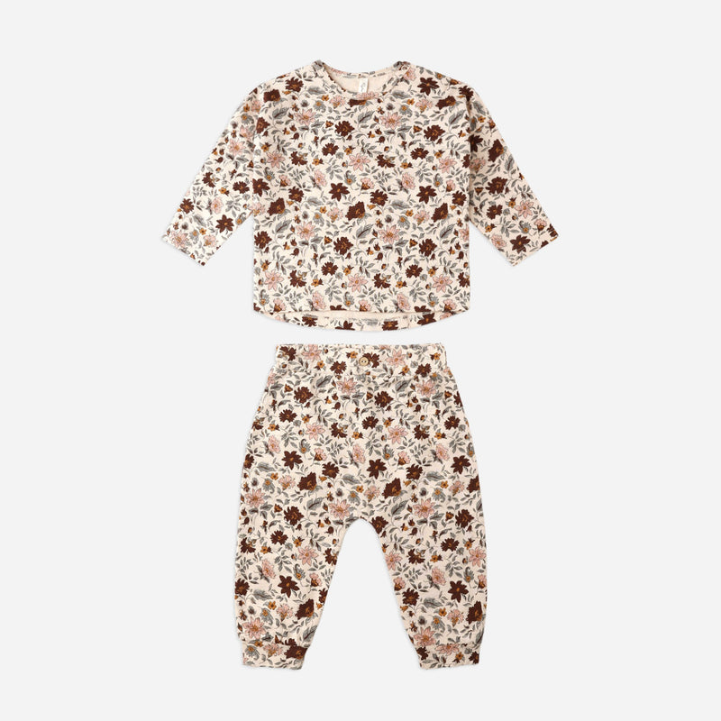 Long Sleeve Tee + Pant Set - Posy by Rylee + Cru