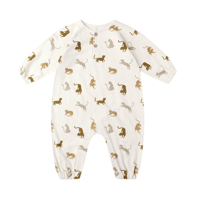 Henley Jumpsuit - Tigers by Rylee + Cru - FINAL SALE