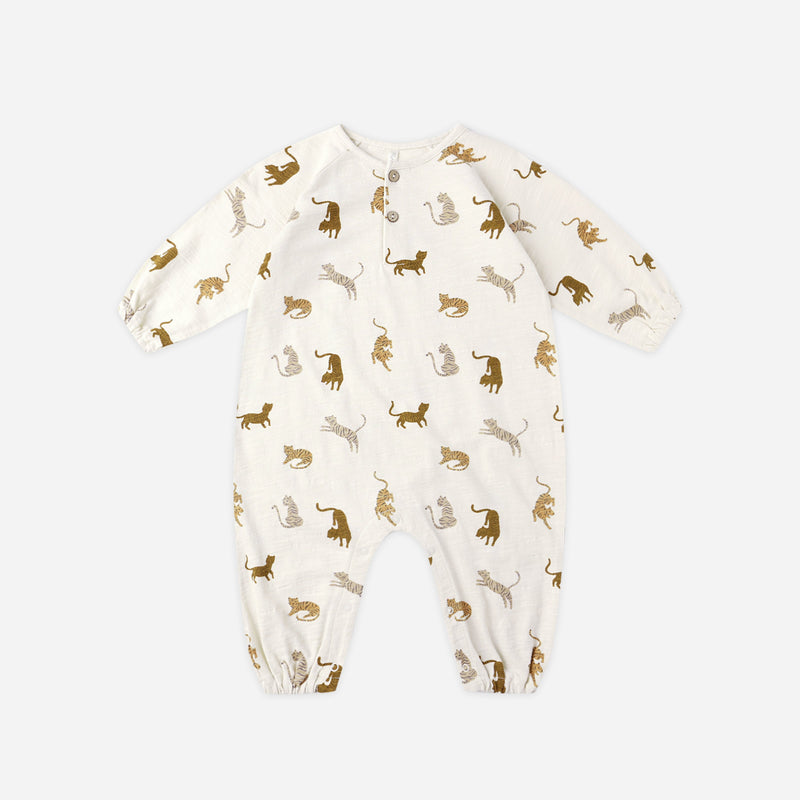Henley Jumpsuit - Tigers by Rylee + Cru - FINAL SALE