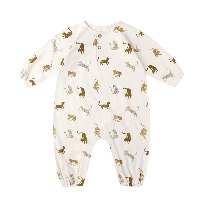 Henley Jumpsuit - Tigers by Rylee + Cru - FINAL SALE