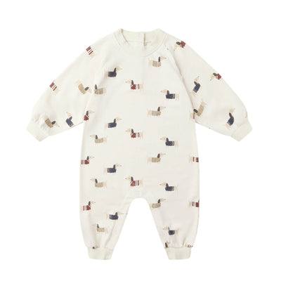 Raglan Jumpsuit - Dachshund by Rylee + Cru - FINAL SALE
