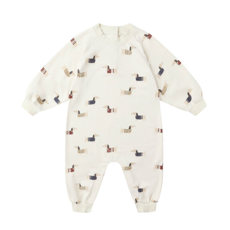 Raglan Jumpsuit - Dachshund by Rylee + Cru - FINAL SALE