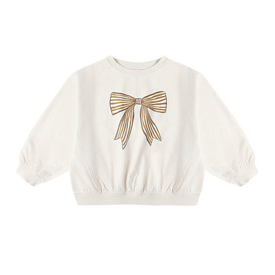 Oversized Sweatshirt - Bow by Rylee + Cru - FINAL SALE