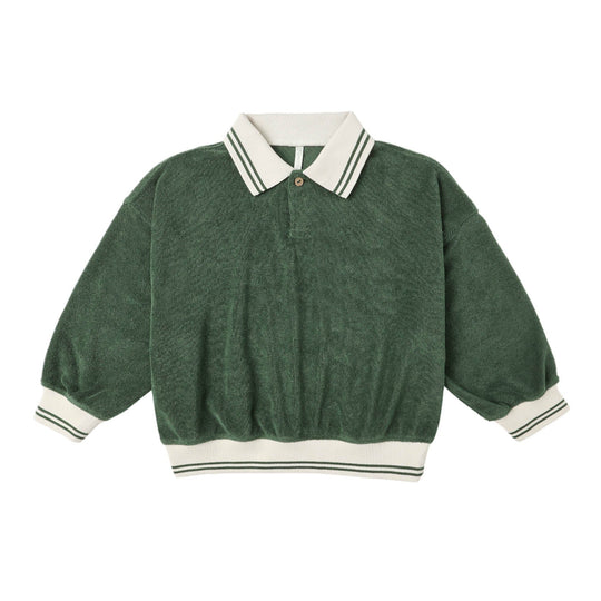 Collared Sweatshirt - Green by Rylee + Cru