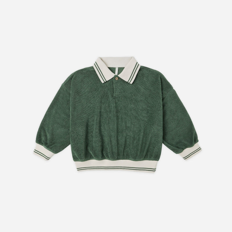 Collared Sweatshirt - Green by Rylee + Cru