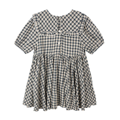 Camille Dress - Navy Check by Rylee + Cru