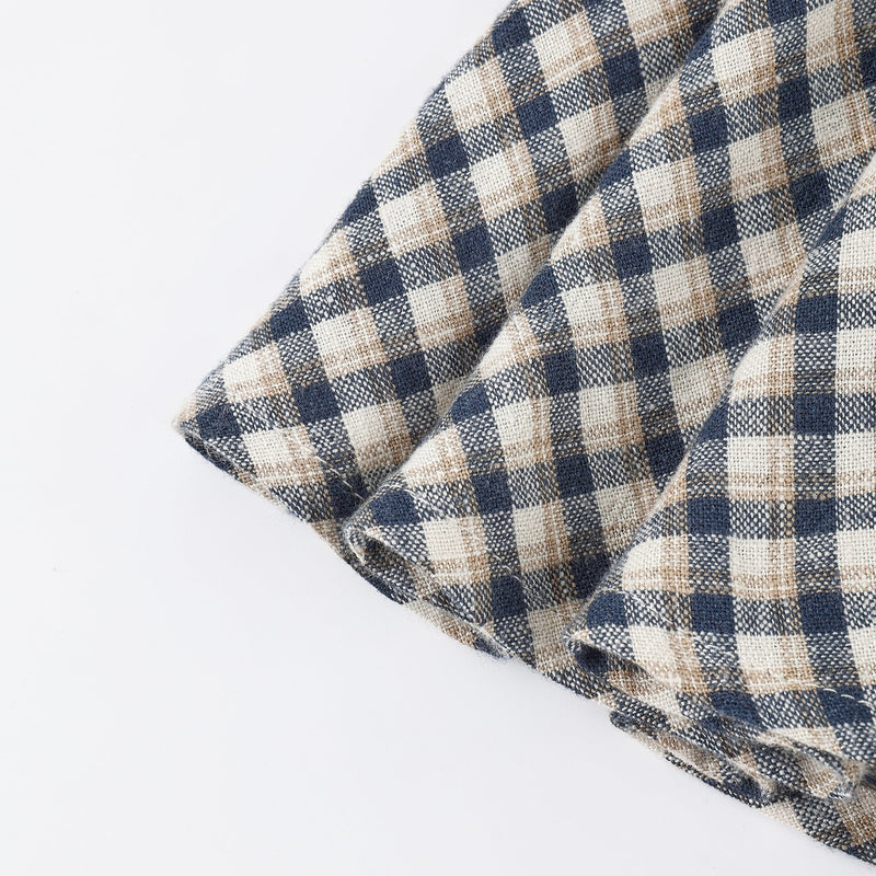 Camille Dress - Navy Check by Rylee + Cru