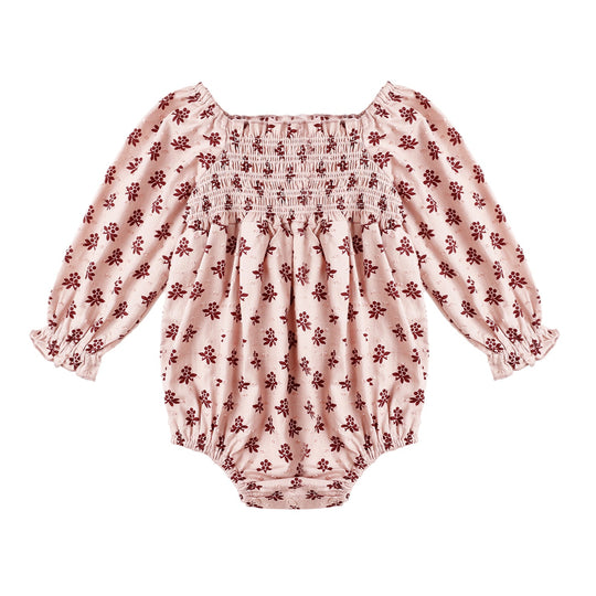 Adelaide Romper - Blush Fleur by Rylee + Cru - FINAL SALE