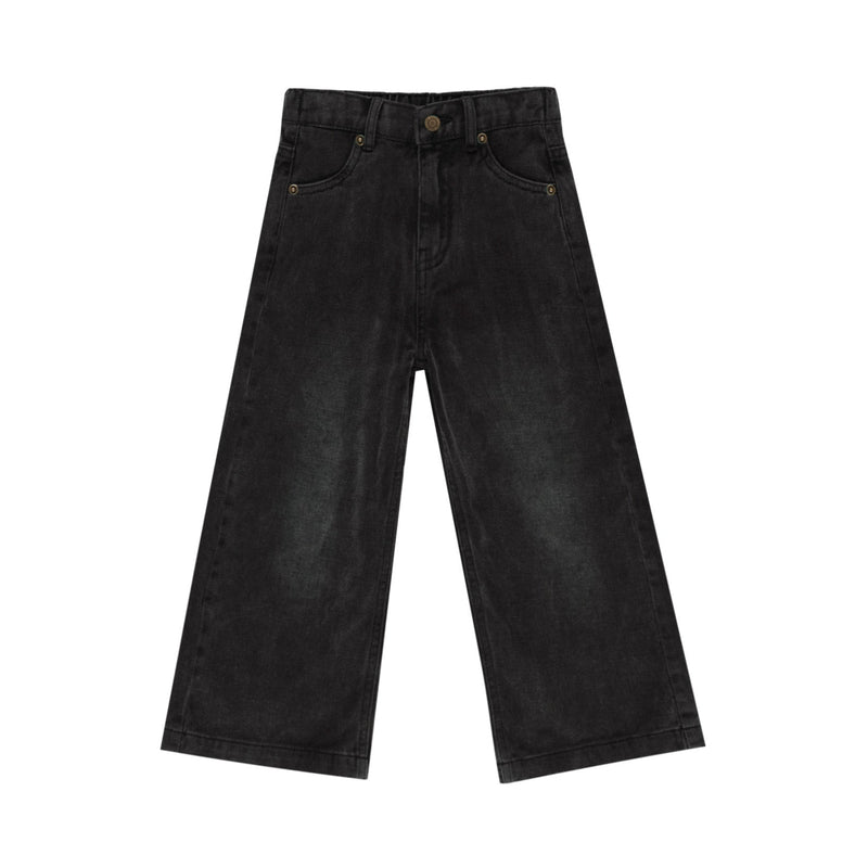 Straight Leg Pant - Washed Black by Rylee + Cru