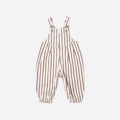 Vintage Overall - Burgundy Stripe by Rylee + Cru - FINAL SALE