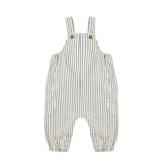 Cargo Baby Overall - Navy Pinstripe by Rylee + Cru - FINAL SALE