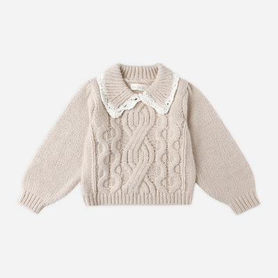 Alice Sweater - Heathered Antique by Rylee + Cru