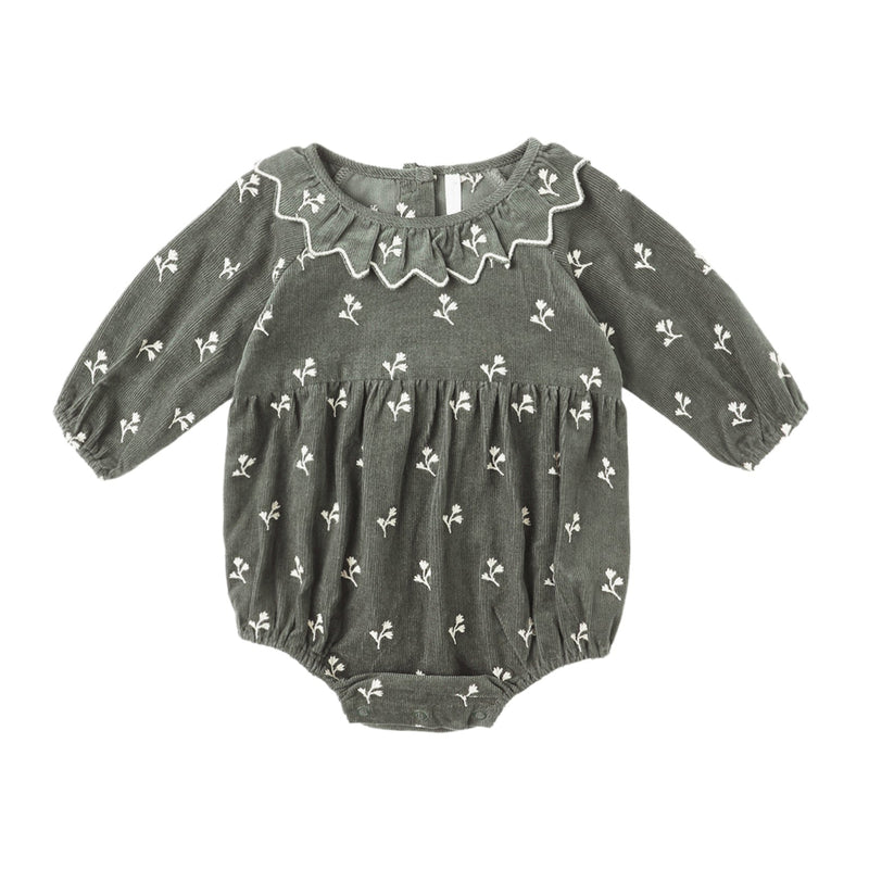 Freya Romper - Blossom Embroidery by Rylee + Cru